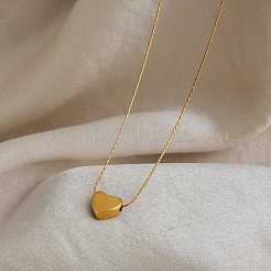 304 Stainless Steel Heart Pendant Necklaces for Women&nbsp;LS-GT5254