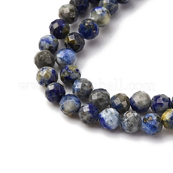 Natural Lapis Lazuli Beads Strands&nbsp;LS-G-RM2025-A41-4mm-B