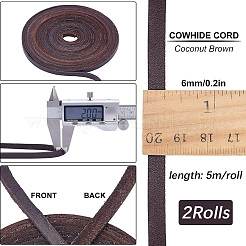 10M Flat Cowhide Cord&nbsp;NCOR-GF0001-01B-01