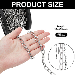 Stainless Steel Cable Chains&nbsp;CHS-WH0009-08P-1