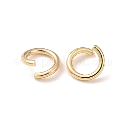 Brass Open Jump Rings&nbsp;KK-G604-08G-22