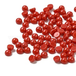 Synthetic Coral Dome/Half Round Cabochons&nbsp;G-G037-01B-02