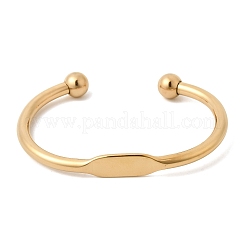 304 Stainless Steel Cuff Bangles&nbsp;BJEW-D408-31G