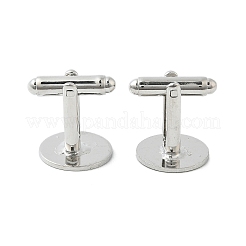 Rack Plating Brass Cuff Button&nbsp;KK-L151-10P