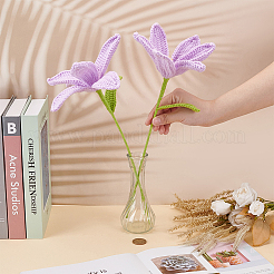 Handmade Crochet Cotton Artificial Flower&nbsp;AJEW-WH0009-75D