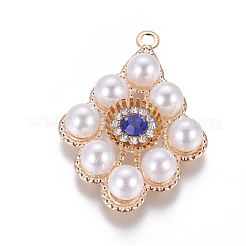 Plastic Imitation Pearl Beads Pendants&nbsp;IFIN-F156-10LG