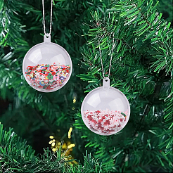 8Pcs 4 Styles Transparent Plastic & Handmade Polymer Clay Big Pendants&nbsp;PALLOY-YW00096