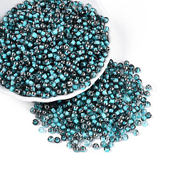 Transparent Inside Colours Glass Seed Beads&nbsp;SEED-T007-19A-07