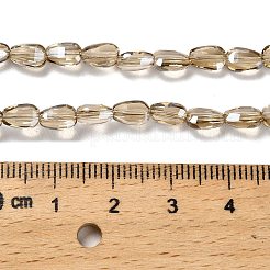 Electroplate Glass Beads Strands&nbsp;EGLA-P064-01B-PL03