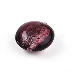 Handmade Silver Foil Glass Beads&nbsp;SLF15mmY-02