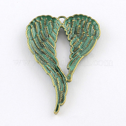 Wing Zinc Alloy Big Pendants&nbsp;PALLOY-R065-064-FF