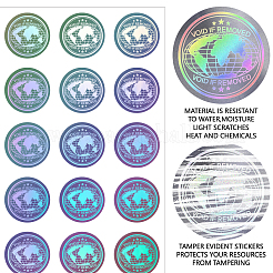 PET Waterproof Self Adhesive Laser Sticker&nbsp;STIC-WH0028-012
