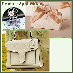 36Pcs 9 Style Natural Gemstone Keychains&nbsp;KEYC-PH01581