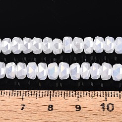 Electroplate Imitation Jade Glass Beads Strands&nbsp;EGLA-N022-05B-B01