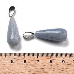 Natural Blue Aventurine Pendants&nbsp;G-T081-36