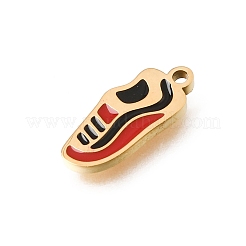 304 Stainless Steel Enamel Pendants&nbsp;STAS-E531-18G-A