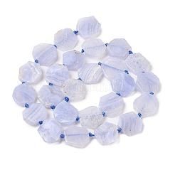 Natural Blue Lace Agate Beads Strands&nbsp;G-NH0001-E01-01