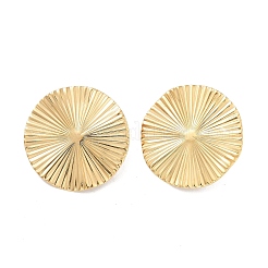 Ion Plating(IP) 304 Stainless Steel Stud Earring Findings&nbsp;X-STAS-P357-01A-G