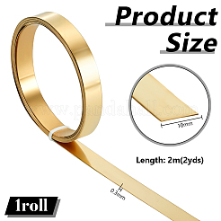 2M Flat Brass Rolls&nbsp;DIY-WH0308-769