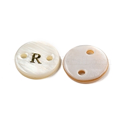 Freshwater Shell Buttons&nbsp;BUTT-Z001-01R