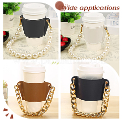 PU Leather Heat Resistant Reusable Cup Sleeve&nbsp;AJEW-WH0326-39A