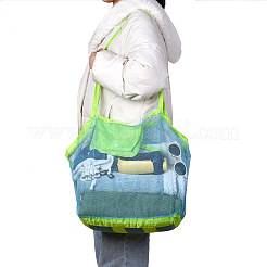 2Pcs 2 Colors Portable Nylon Mesh Grocery Bags&nbsp;ABAG-SZ0001-20