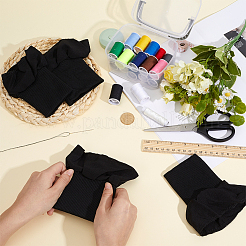 Cotton Elastic Rib Fabric Cuffs&nbsp;AJEW-WH20006-476B