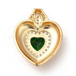Rack Plating Brass & Rhinestone Pendants&nbsp;KK-H438-07G-01