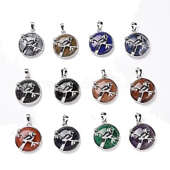 Natural & Synthetic Gemstone Pendants&nbsp;G-I321-03P