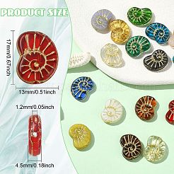16Pcs 16 Colors Handmade Lampwork Beads&nbsp;LAMP-CJ0002-82