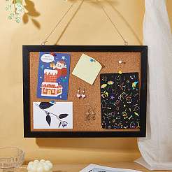 Rectangle Cork Bulletin Board&nbsp;AJEW-WH0609-283