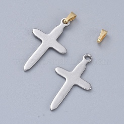 304 Stainless Steel Snap On Bails&nbsp;X-STAS-E436-27G