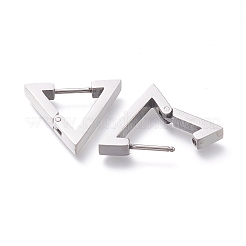 Tarnish Resistant 304 Stainless Steel Huggie Hoop Earrings&nbsp;LS-EJEW-O099-09P