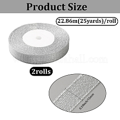 2Rolls Glitter Metallic Ribbon&nbsp;OCOR-GF0005-78B-02