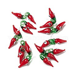 Handmade Lampwork Beads Strand&nbsp;LAMP-C008-01E