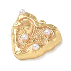 Brass Enamel Pendants&nbsp;KK-KK-CBA74BF-03G-02