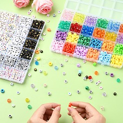 DIY Acrylic Beads Bracelets Jewelry Making Kits&nbsp;DIY-YW0010-64