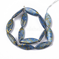 Drawbench Freshwater Shell Beads Strands&nbsp;X-SHEL-T013-002A-01