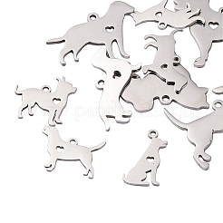 304 Stainless Steel Puppy Pendants&nbsp;STAS-CJ0001-128