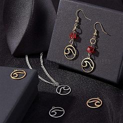 40Pcs 2 Colors Stainless Steel Pendants&nbsp;STAS-UN0028-48