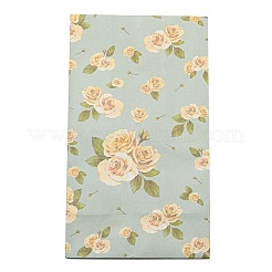 Flowers Floral Paper Gift Bag&nbsp;CARB-WH0001-02C