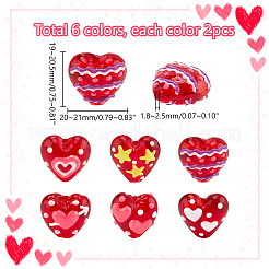 Handmade Lampwork Beads&nbsp;LAMP-PH0001-32B