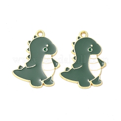 Alloy Enamel Pendants&nbsp;ENAM-F144-09G