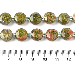 Natural Unakite Bead Strands&nbsp;G-C116-A04-01
