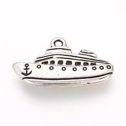 Tibetan Style Alloy Pendants&nbsp;TIBEP-Q076-027AS-RS