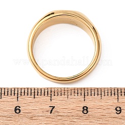 304 Stainless Steel Wide Band Finger Rings&nbsp;RJEW-F201-03G-01