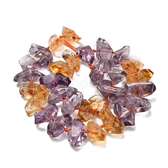 Natural Ametrine Beads Strands&nbsp;G-L634-G01-01