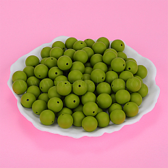 Round Silicone Focal Beads&nbsp;SI-JX0046A-23