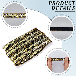 20Yards Sparkle Polyester Paillette Elastic Beads&nbsp;OCOR-CY0003-22B