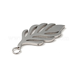 Non-Tarnish 304 Stainless Steel Stamping Blank Tag Pendants&nbsp;STAS-J040-01B-P